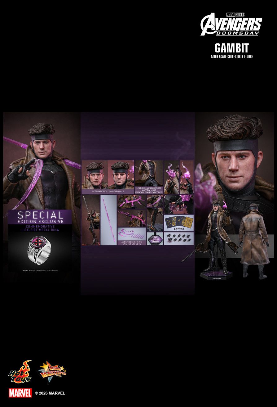 Hot Toys MMS910B - Marvel Comics - Avengers : Doomsday - Gambit【Pre-Order】