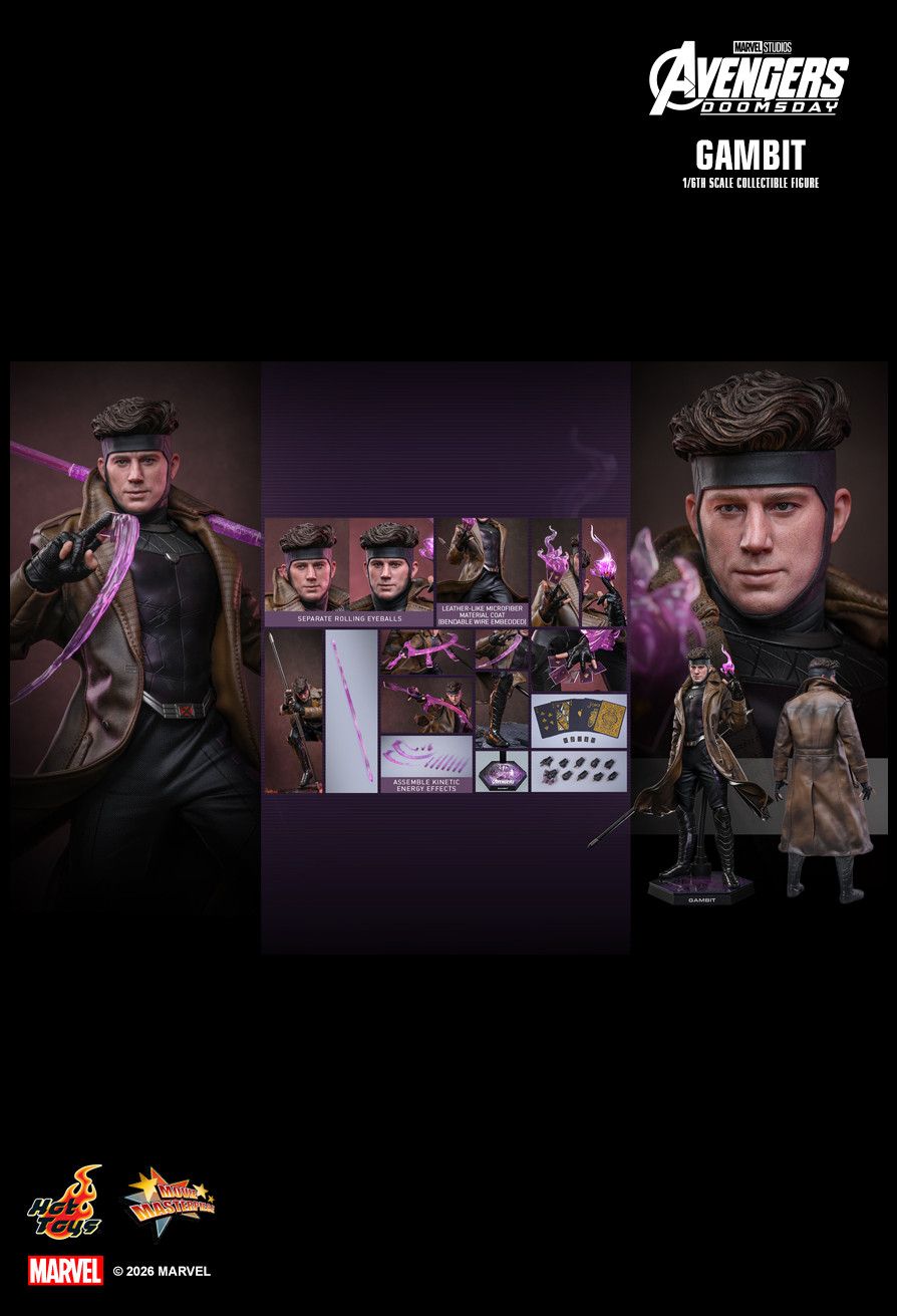 Hot Toys MMS910 - Marvel Comics - Avengers : Doomsday - Gambit【Pre-Order】