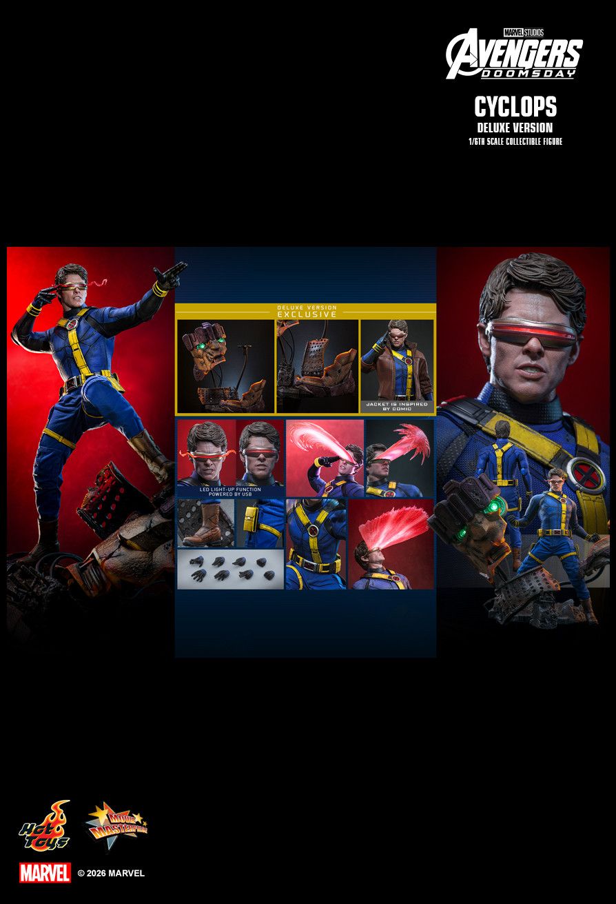 Hot Toys MMS909 - Marvel Comics - Avengers : Doomsday - Cyclops【Pre-Order】