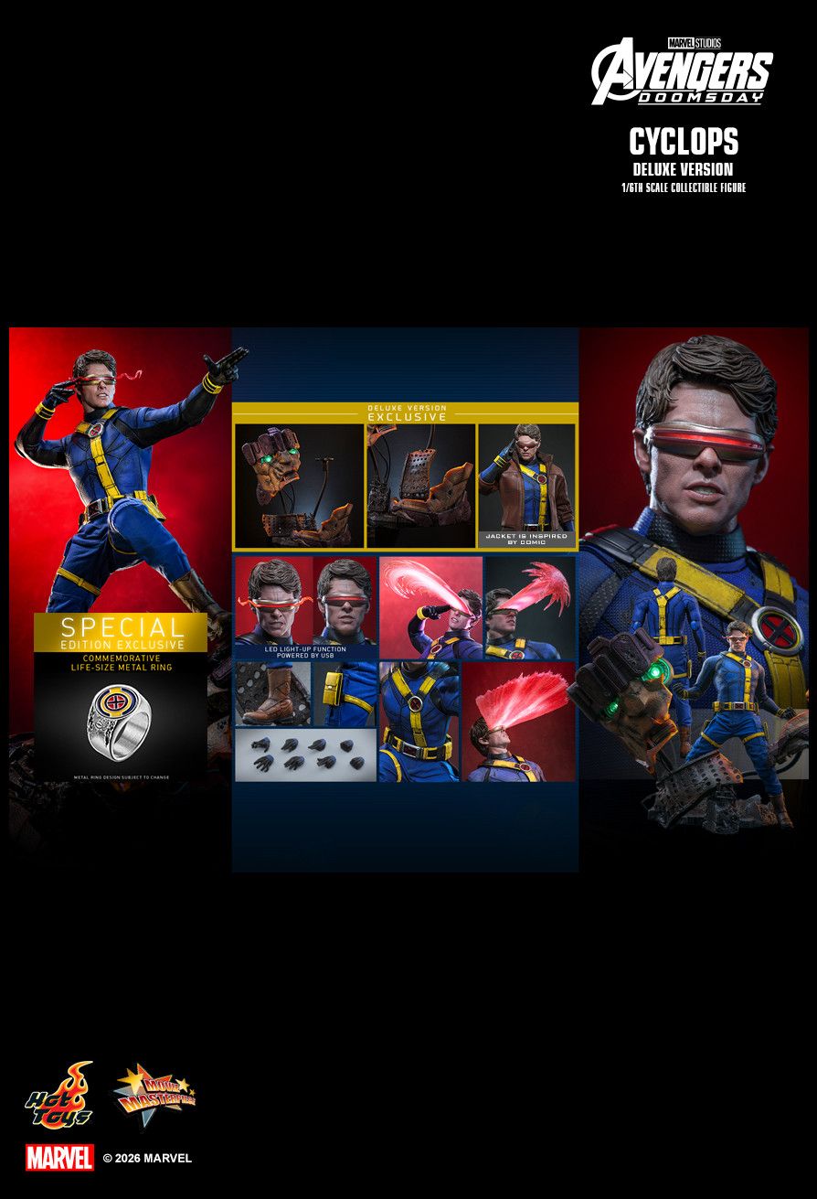 Hot Toys MMS909B - Marvel Comics - Avengers : Doomsday - Cyclops【Pre-Order】