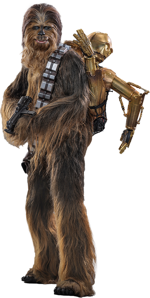 Hot Toys MMS766 - Star Wars : The Empire Strikes Back - Chewbacca & Disassembled C-3PO【Pre-Order】