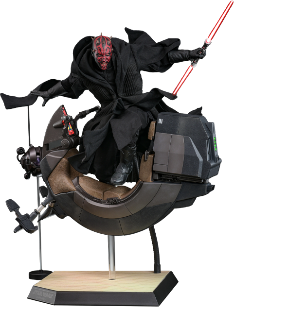 Hot Toys MMS749B - Star Wars : The Phantom Menace - Darth Maul & Sith Speeder【Pre-Order】