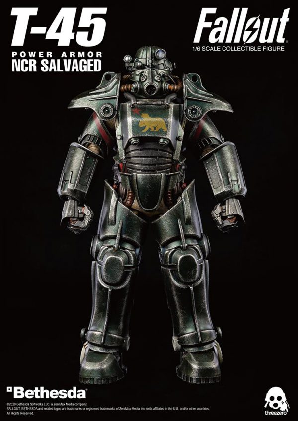 Threezero 3Z0177 - Fallout - T-45 NCR Salvaged Power Armor【Back-Order】