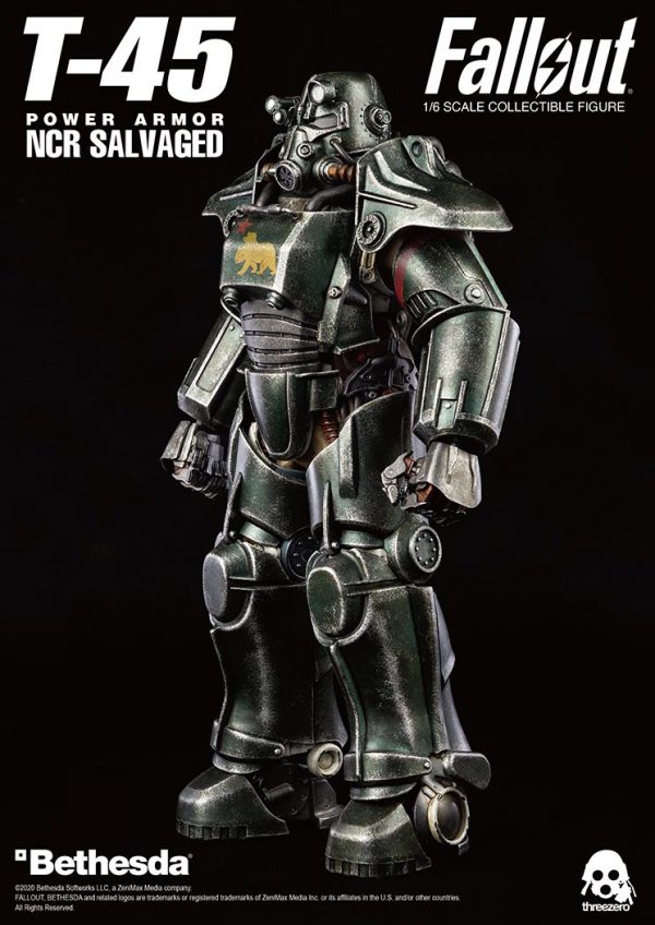 Threezero 3Z0177 - Fallout - T-45 NCR Salvaged Power Armor【Back-Order】