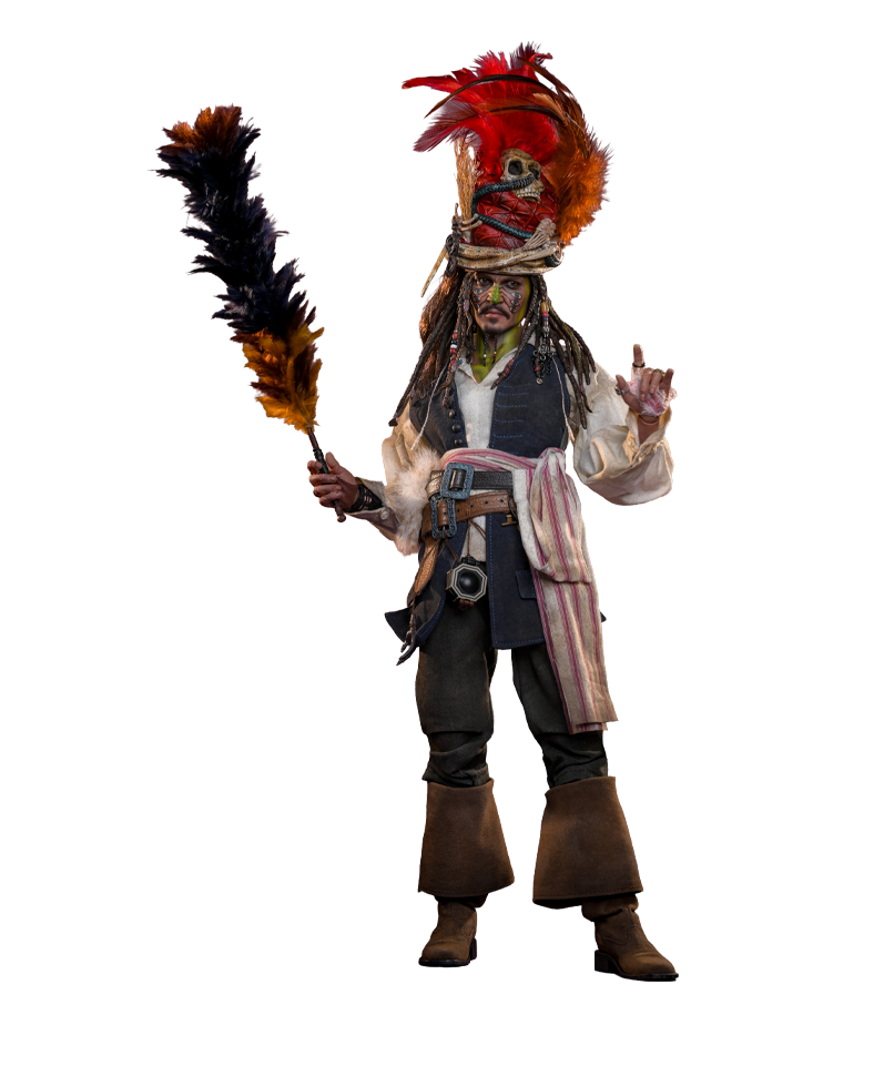 Hot Toys DX48 - Pirates Of The Caribbean : Dead Man's Chest - Pelegostos Chief Jack Sparrow【Pre-Order】