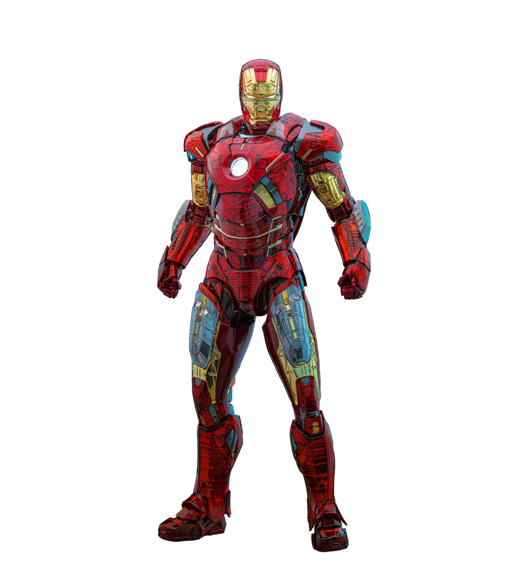 Hot Toys MMS870D82 - Marvel Comics - The Avengers - Iron Man Mark VII Exo Chrome Clear Version【Pre-Order】