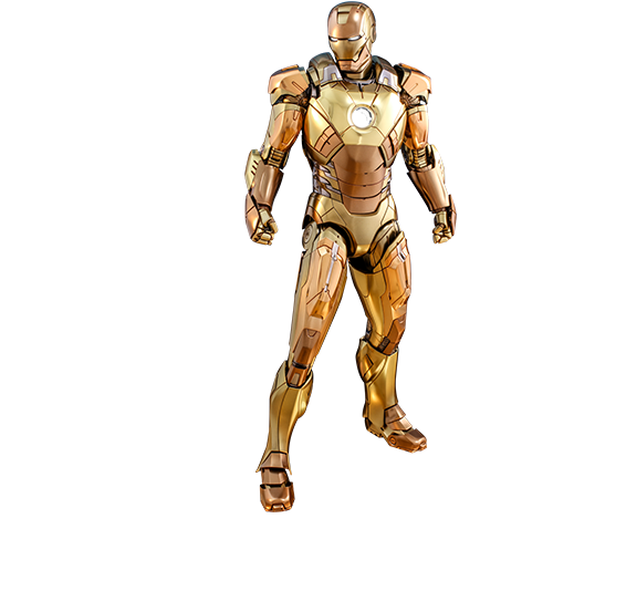 Hot Toys QS024 - Iron Man - Iron Man Mark III Golden Color Version【Back-Order】