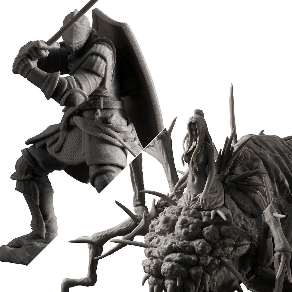 Megahouse - Game Piece Collection: DARK SOULS - Senior Knight & Chaos Witch Quelaag