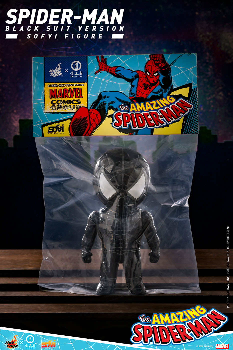 Hot Toys SMS003 - Marvel Comics - The Amazing Spider-Man - Spider-Man Black Suit【Pre-Order】