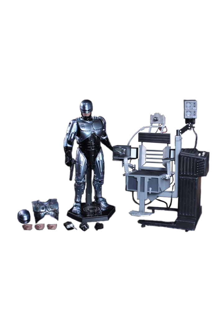 Hot Toys MMS203D05 - Robocop - Robocop With Mechanical Chair Docking Station Second Deposite Nicolas Pizzera