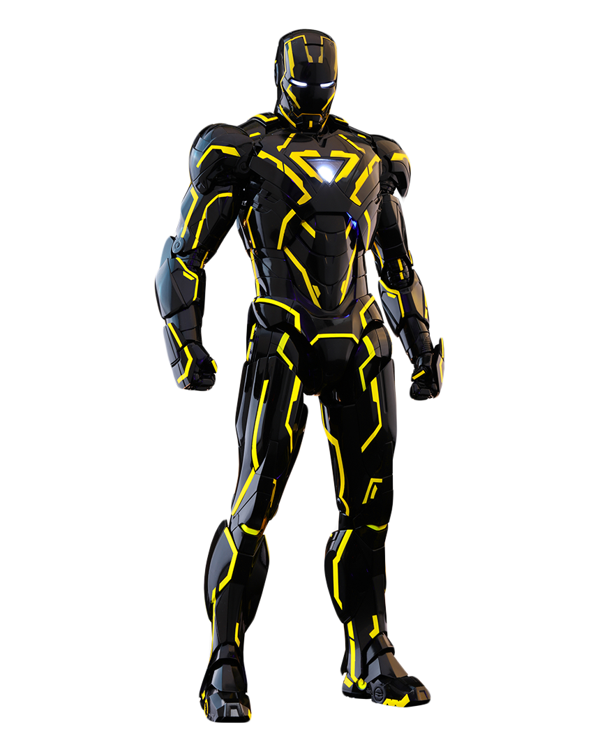Hot Toys MMS523D29 Marvel Comics Iron Man 2 Neon Tech Iron