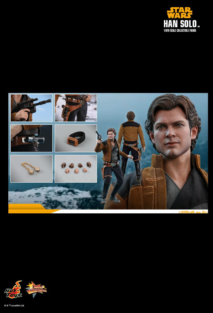 Hot Toys MMS491 - Solo : A Star Wars Story - Han Solo Standard Version