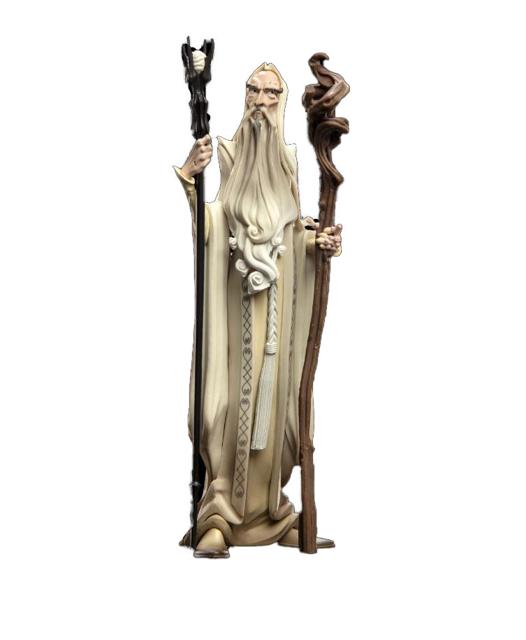 Weta Mini Epics - Lord Of The Rings - Saruman & Staff