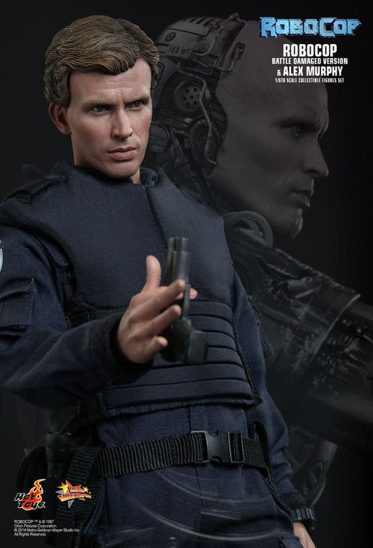 Hot Toys MMS266 - Robocop - Robocop Battle Damaged Version & Alex Murphy