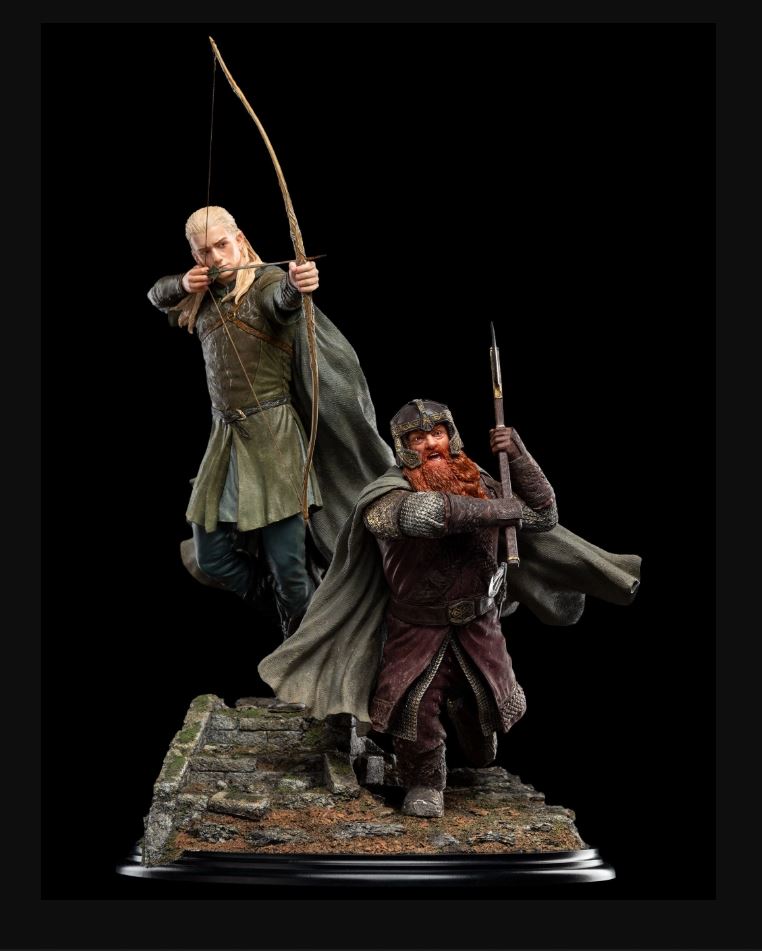 Weta - Lord Of The Rings - Legolas & Gimli At Amon Hen