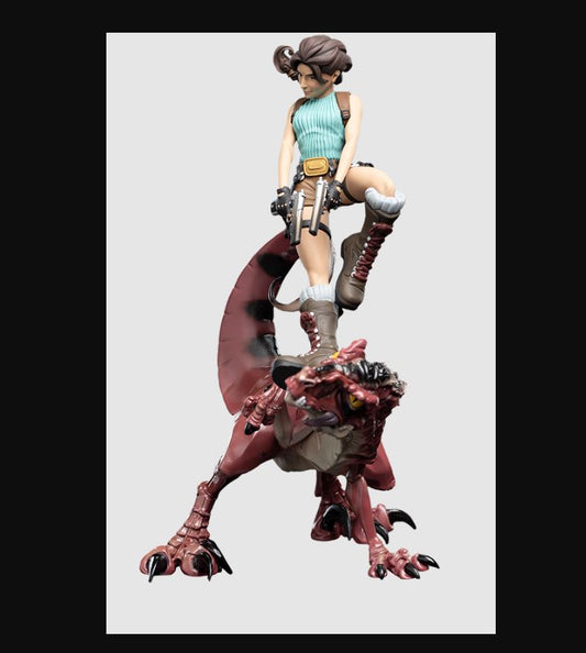 Weta Mini Epics - Tomb Raider - Lara Croft Vs Raptor