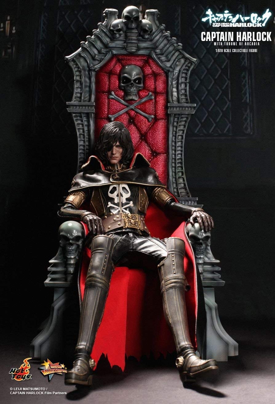 Hot Toys MMS223 - Space Pirate - Captain Harlock & Throne Of Arcadia