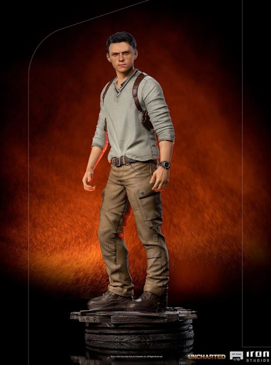 Iron Studios SONYYUN62322-10 - Uncharted Movie - Nathan Drake Standard Version