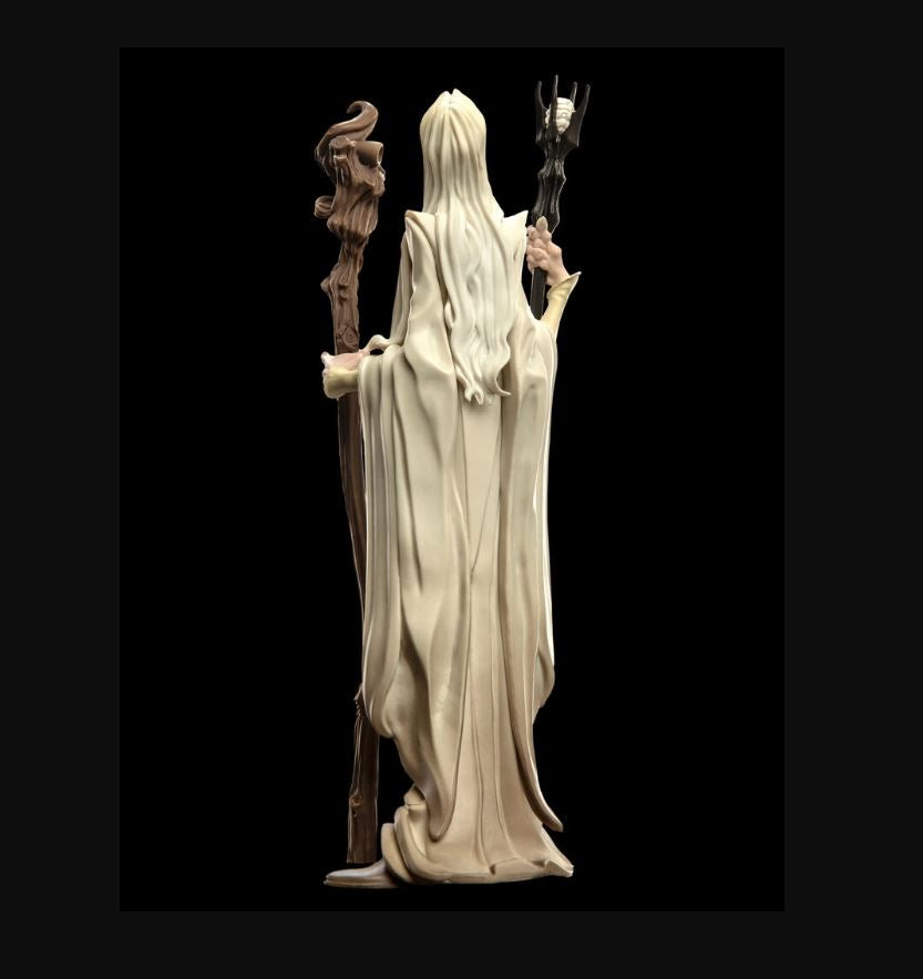 Weta Mini Epics - Lord Of The Rings - Saruman & Staff