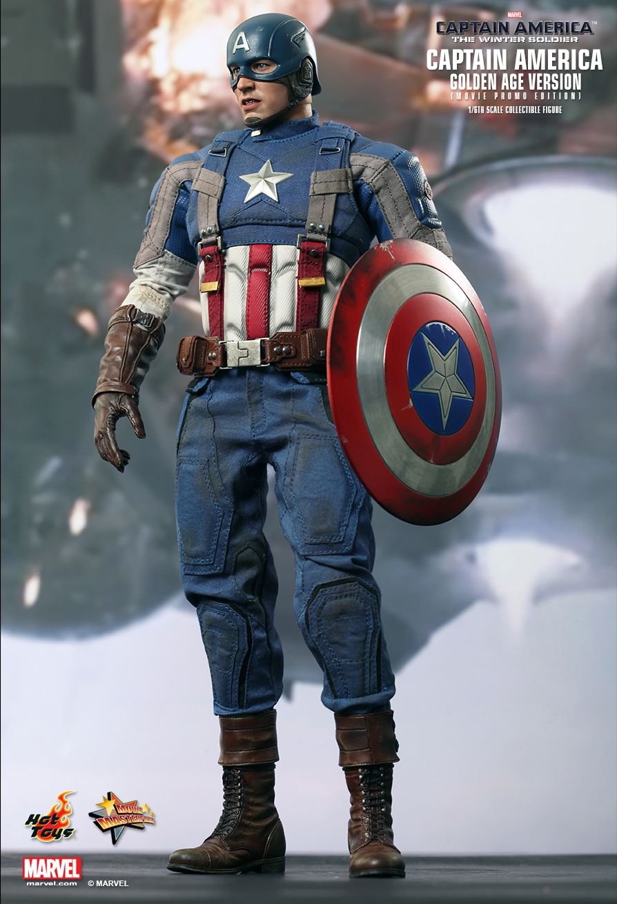 Hot Toys MMS240 - Marvel Comics - Captain America : The Winter Soldier - Captain America Golden Age Version