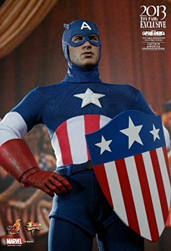 Hot Toys MMS205 - Marvel Comics - Captain America : The First Avenger - Captain America Star Spangled Man Version