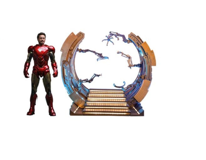 Hot Toys MMS688D53 - Marvel Comics - The Avengers - Iron Man Mark VI & Suit-Up Gantry【Pre-Order】