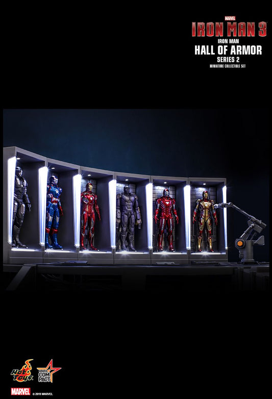 Hot Toys MMSC014-MMSC020 - Marvel Comics - Iron Man 3 - Iron Man Hall Of Armor Series 2