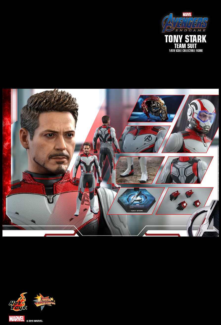 Hot Toys MMS537 - Marvel Comics - Avengers : Endgame - Tony Stark Team Suit Version