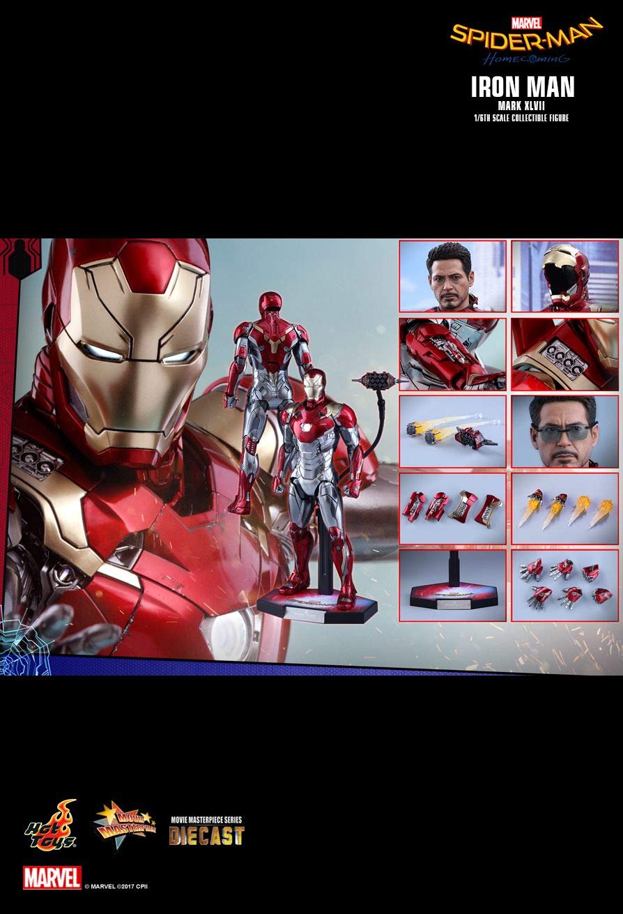 Hot Toys MMS427D19 - Marvel Comics - Spider-man : Homecoming - Iron Man Mark 47