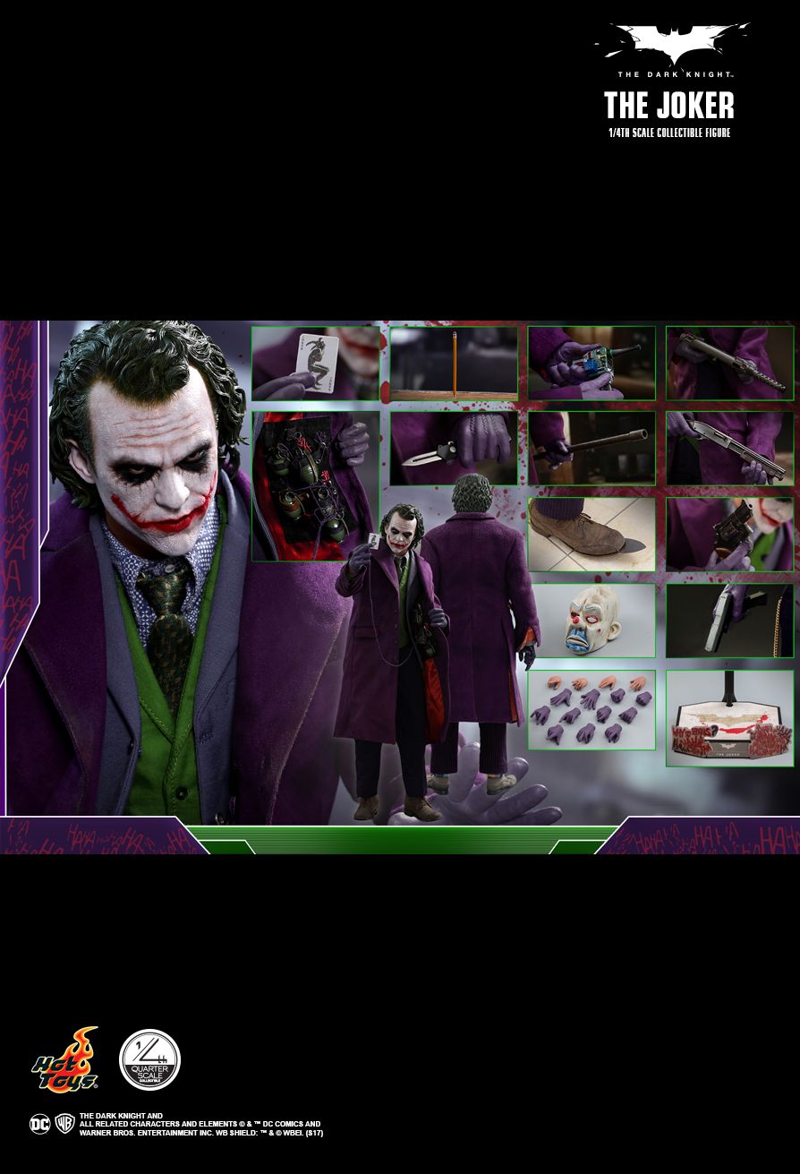 Hot Toys QS010 - DC Comics - The Dark Knight - The Joker Standard Version