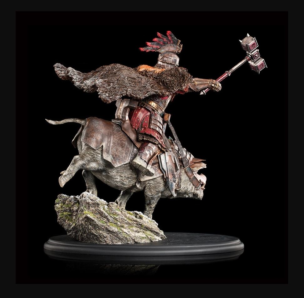 Weta - The Lord Of The Rings : The Hobbit - Dain IronFoot On War Boar