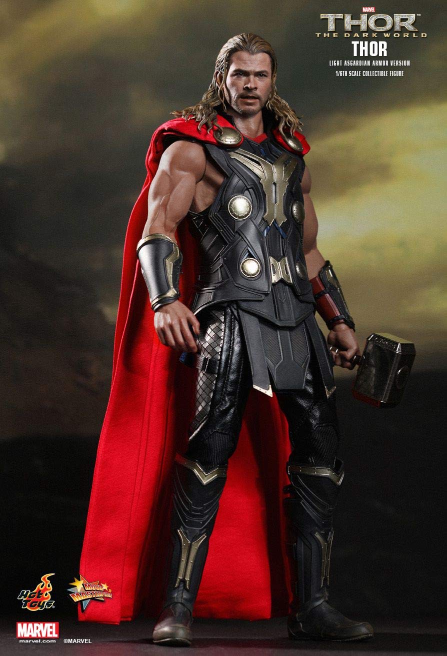 Hot Toys MMS225 - Marvel Comics - Thor : The Dark World - Thor Light Asgardian Armor Version