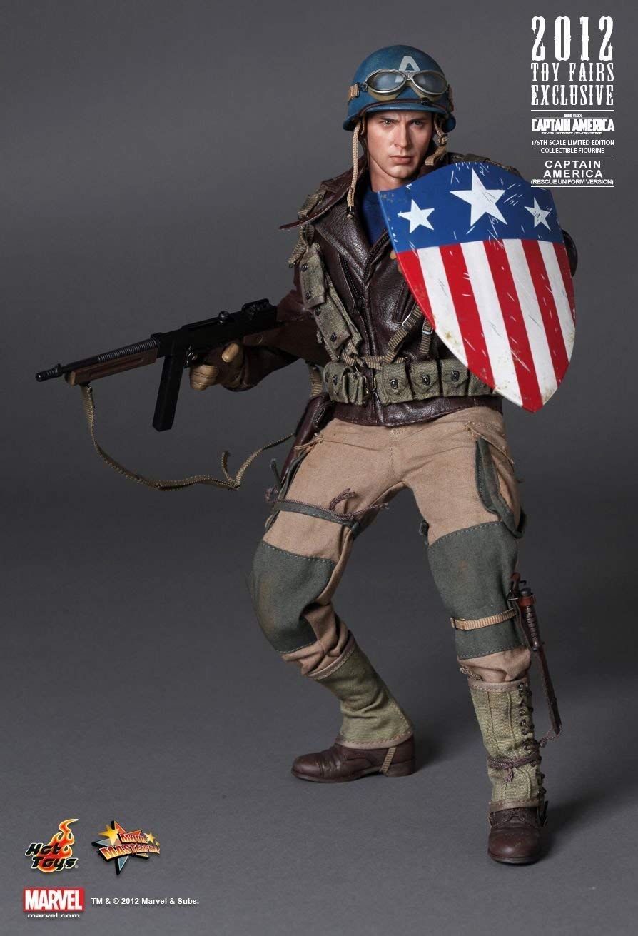 Hot Toys MMS180 - Marvel Comics - Captain America : The First Avenger - Captain America Rescue Uniform Version