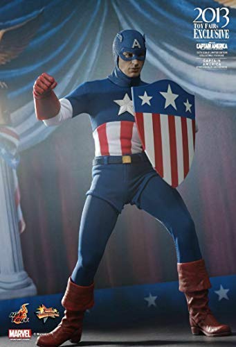 Hot Toys MMS205 - Marvel Comics - Captain America : The First Avenger - Captain America Star Spangled Man Version