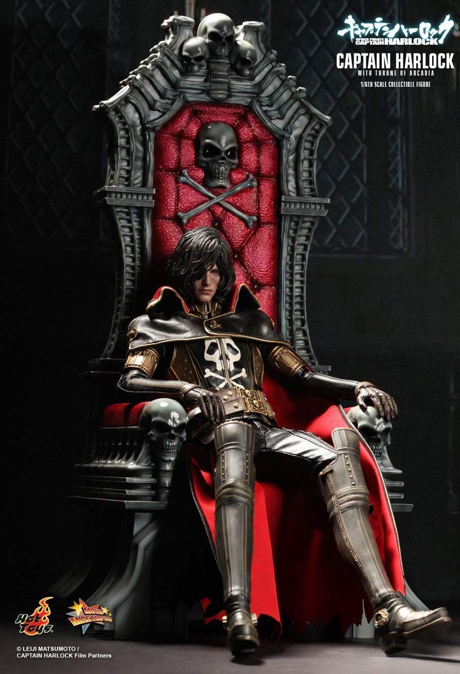 Hot Toys MMS223 - Space Pirate - Captain Harlock & Throne Of Arcadia