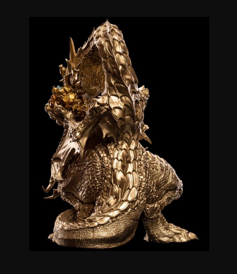 Weta Mini Epics - Lord Of The Rings : The Hobbit - Smaug The Golden