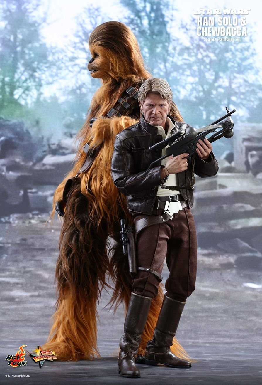 Hot Toys MMS376 - Star Wars : The Force Awakens - Han Solo And Chewbacca