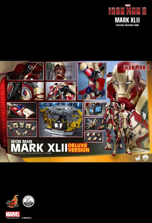 Hot Toys QS008 - Marvel Comics - Iron Man 3 - Iron Man Mark 42 Deluxe Version