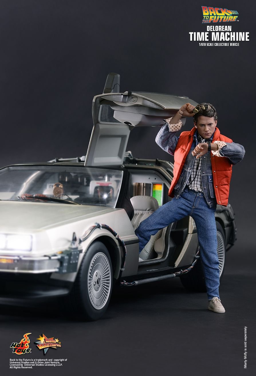 Hot Toys MMS260 - Back To The Future - Delorean Time Machine【Back-Order】