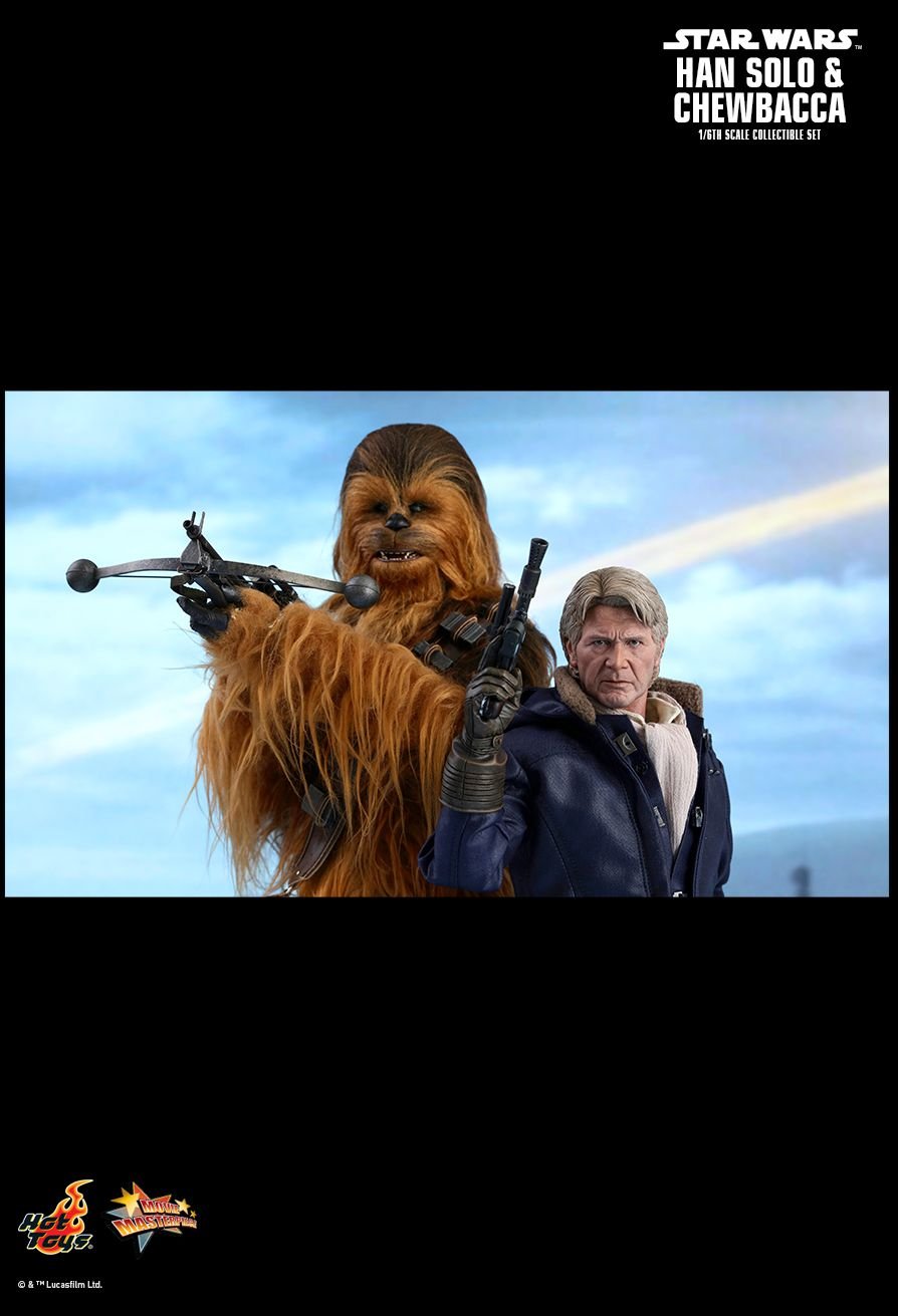 Hot Toys MMS376 - Star Wars : The Force Awakens - Han Solo And Chewbacca