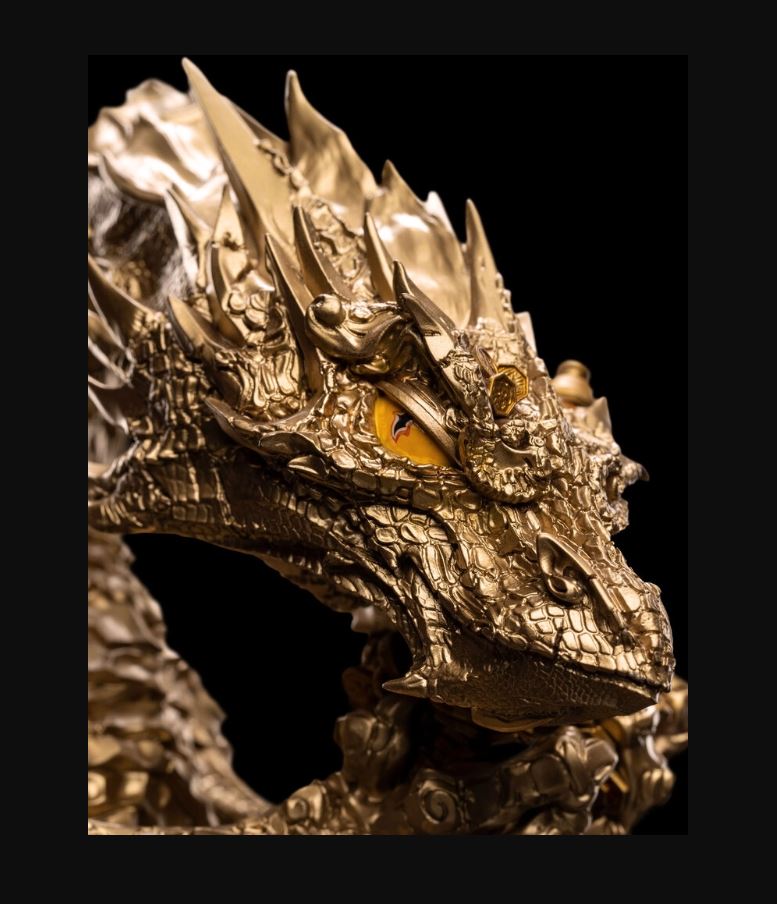 Weta Mini Epics - Lord Of The Rings : The Hobbit - Smaug The Golden