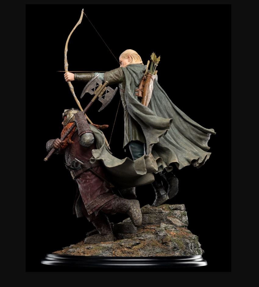 Weta - Lord Of The Rings - Legolas & Gimli At Amon Hen