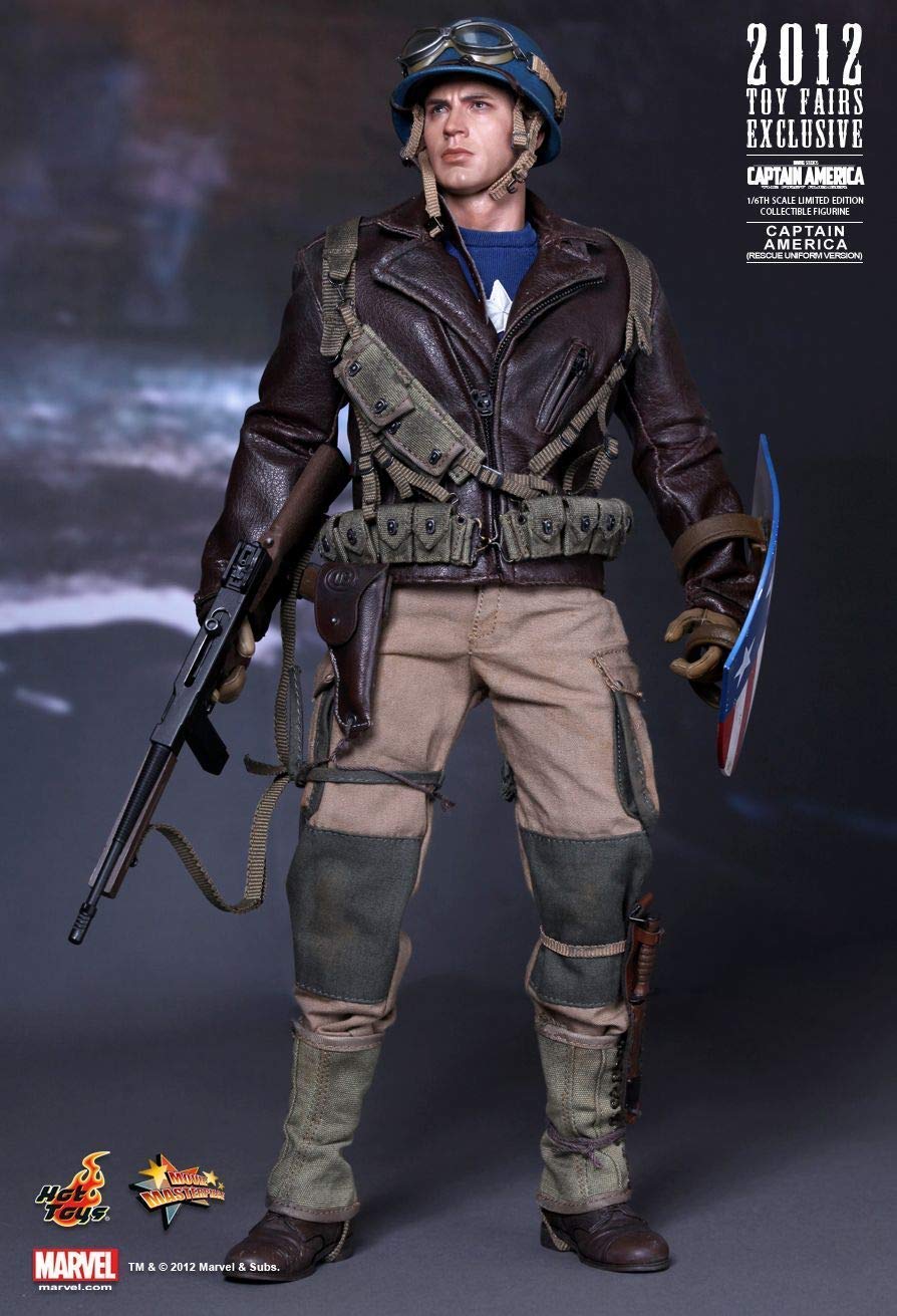 Hot Toys MMS180 - Marvel Comics - Captain America : The First Avenger - Captain America Rescue Uniform Version