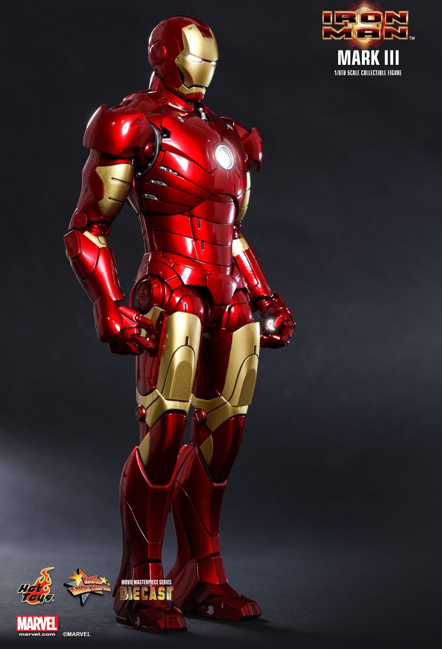 Hot Toys MMS256D07 - Marvel Comics - Iron Man - Iron Man Mark 3 Standard Version