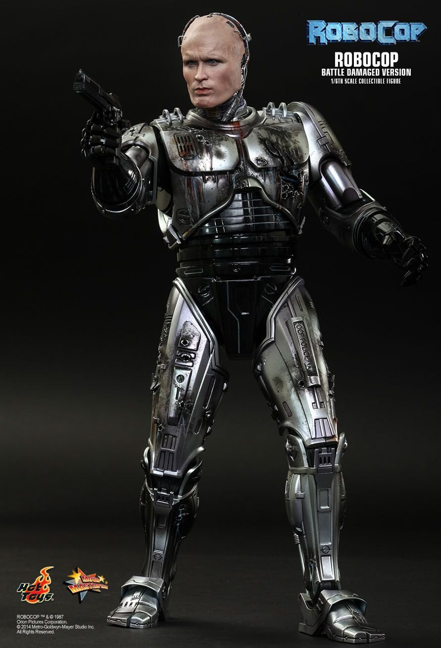 Hot Toys MMS266 - Robocop - Robocop Battle Damaged Version & Alex Murphy