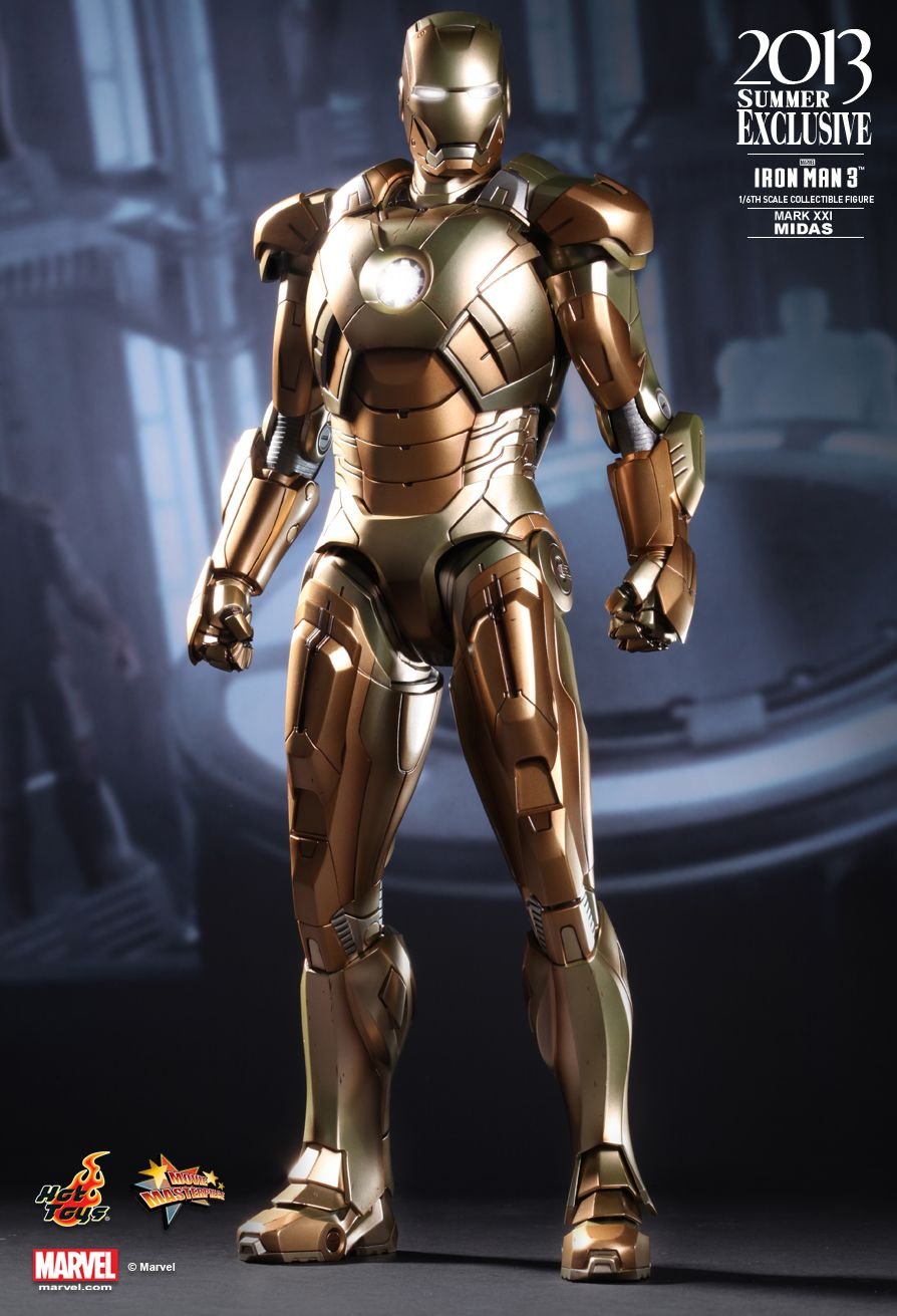 Hot Toys MMS208 - Marvel Comics - Iron Man 3 - Iron Man Midas Mark 21