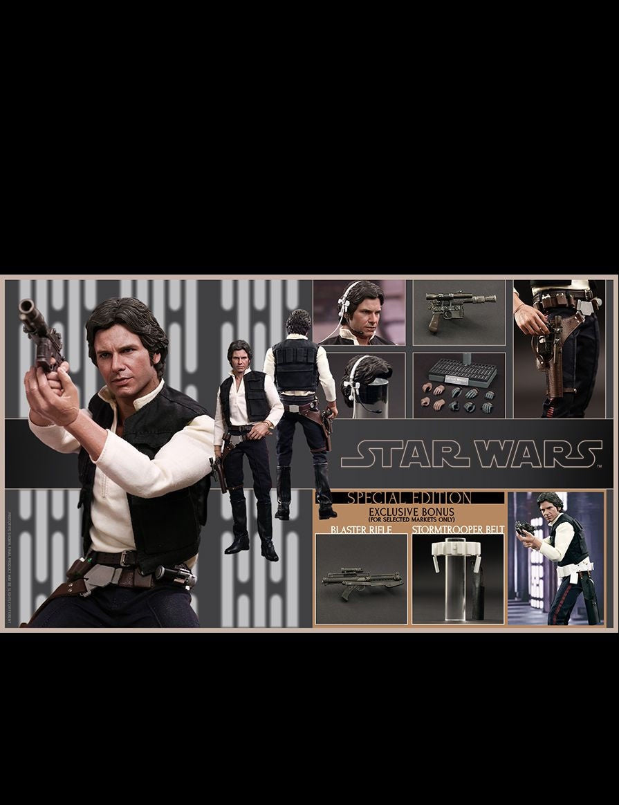 Hot Toys MMS261B - Star Wars 4 : A New Hope - Han Solo Deluxe Version