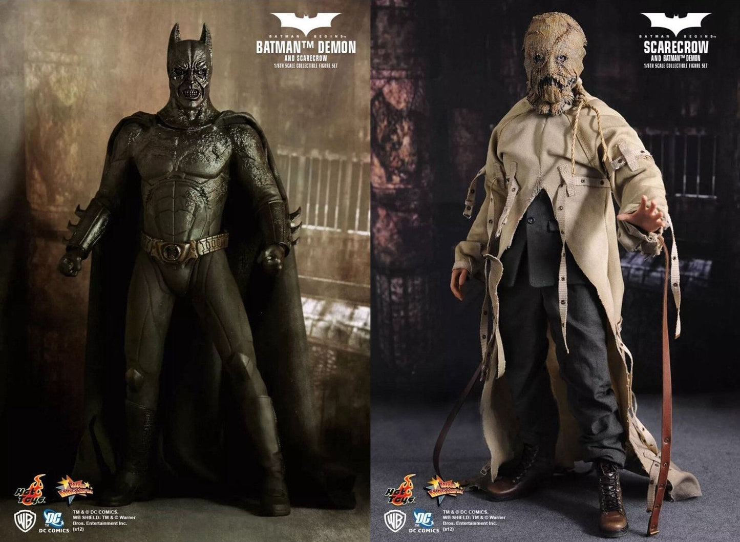 Hot Toys MMS140 - DC Comics - Batman Begins - Batman Demon & Scarecrow