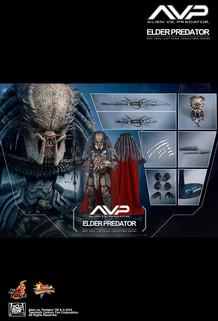 Hot Toys MMS325 - Alien Vs. Predator - Elder Predator