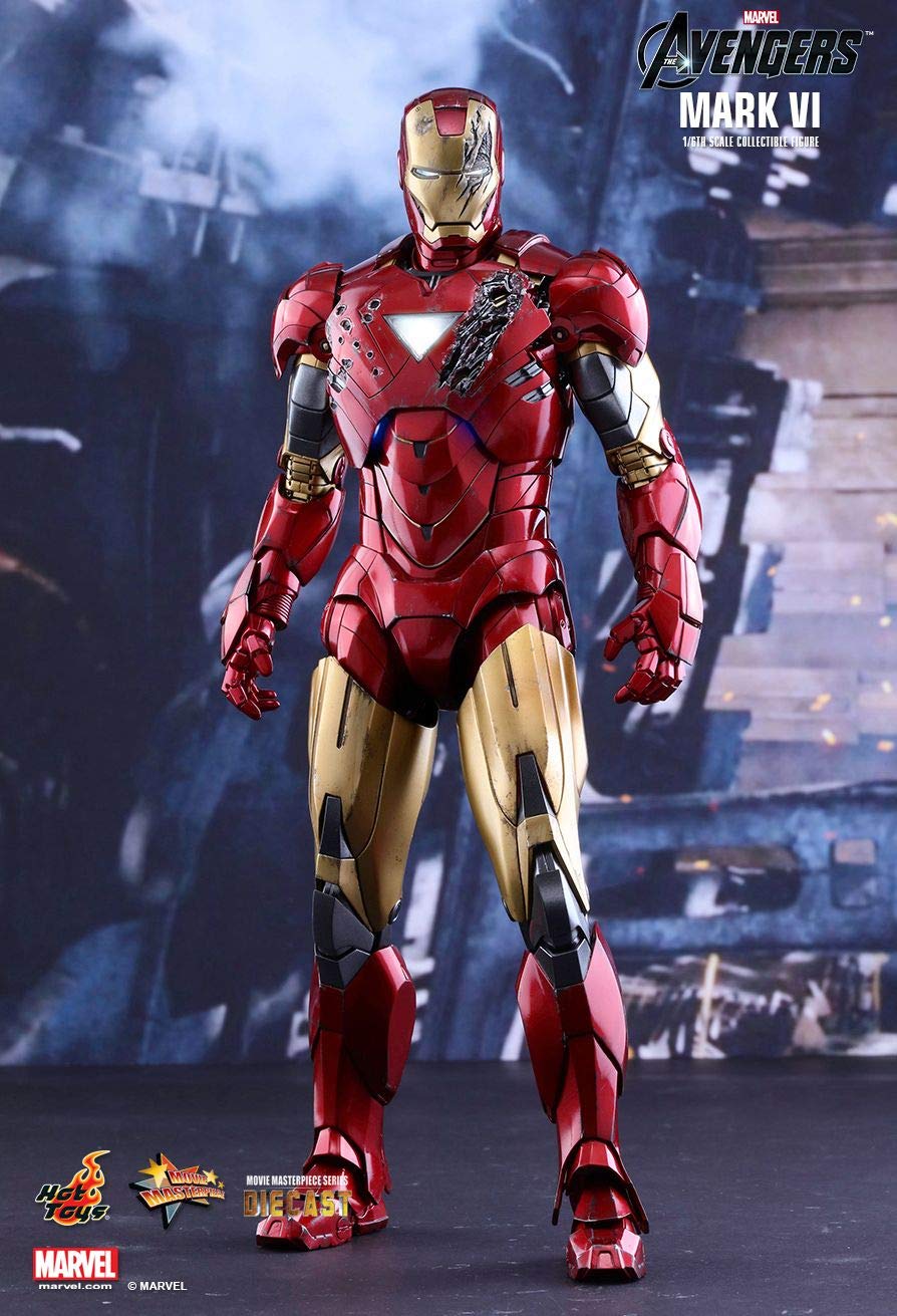 Hot Toys MMS378D17B - Marvel Comics - The Avengers - Iron Man Mark 6 Deluxe Version